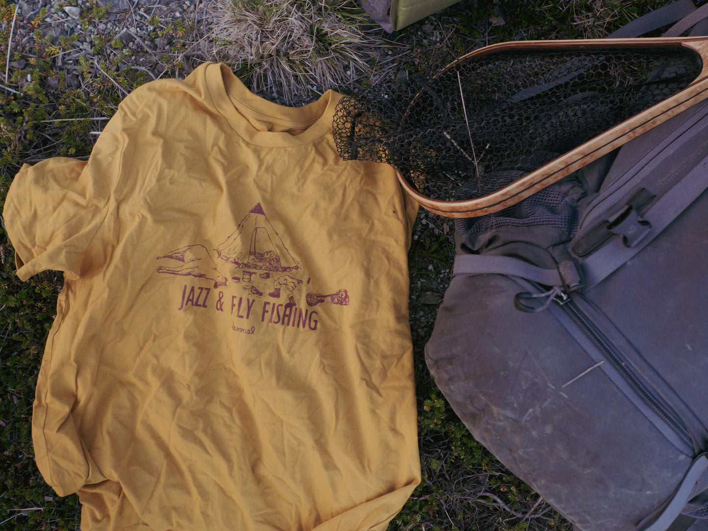 T-shirt "Jazz and Fly Fishing"