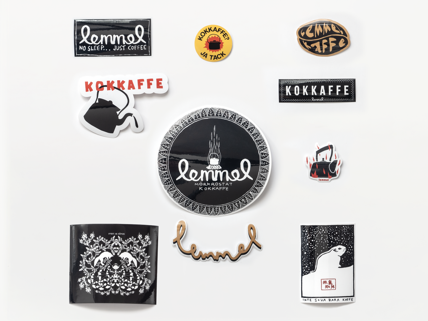stickers 10-pack "Kåda"