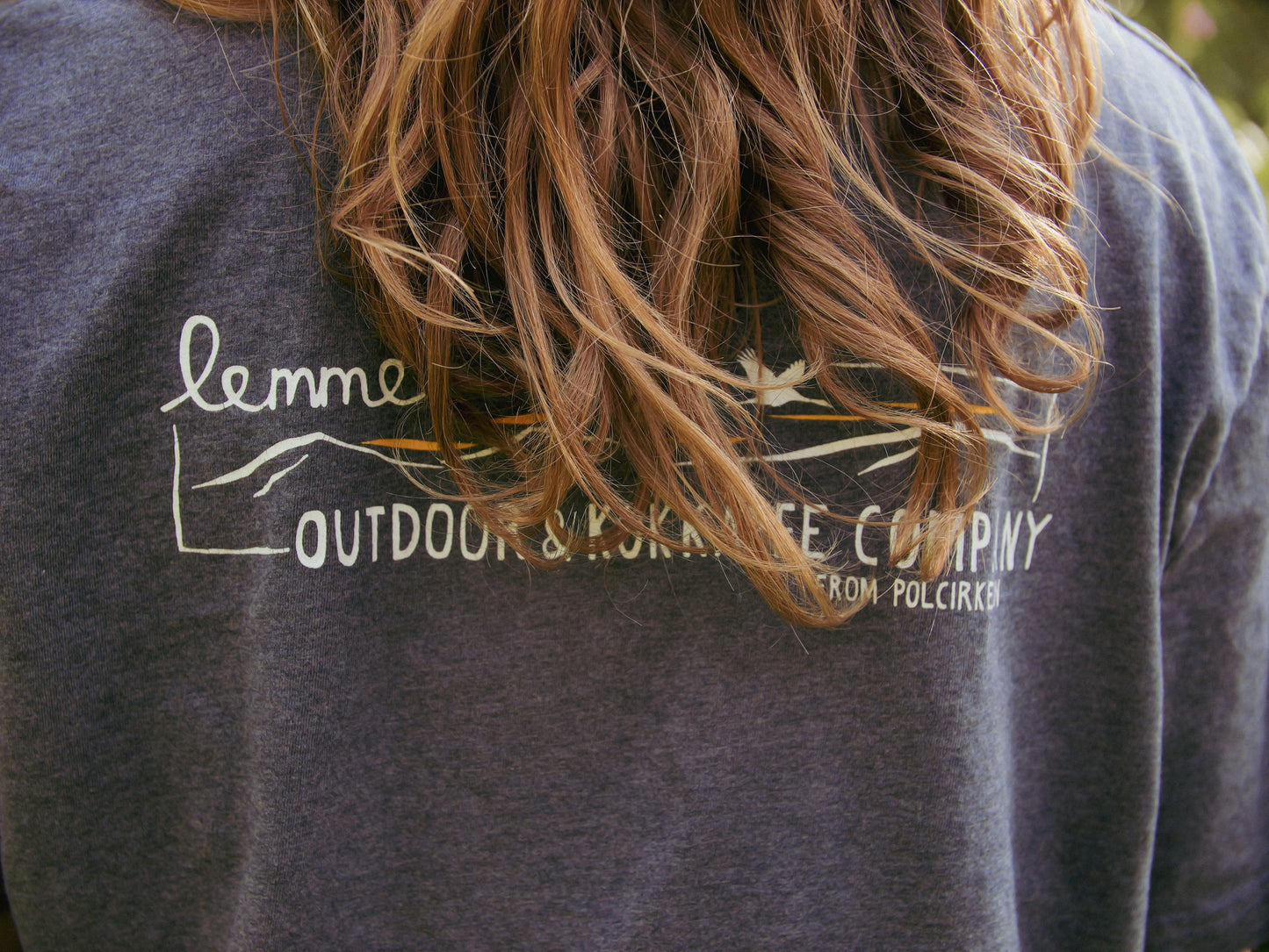 T-shirt "Lemmel Outdoor Co." Heather Blue