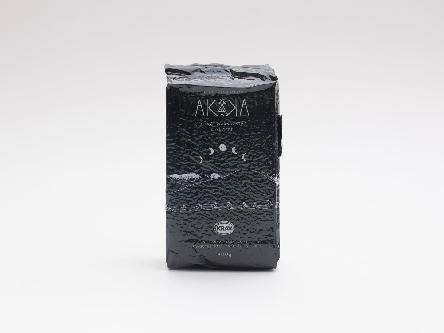 12-pack - RETAIL - Mörkrostat kokkaffe EKO/KRAV "AKKA" 400 g