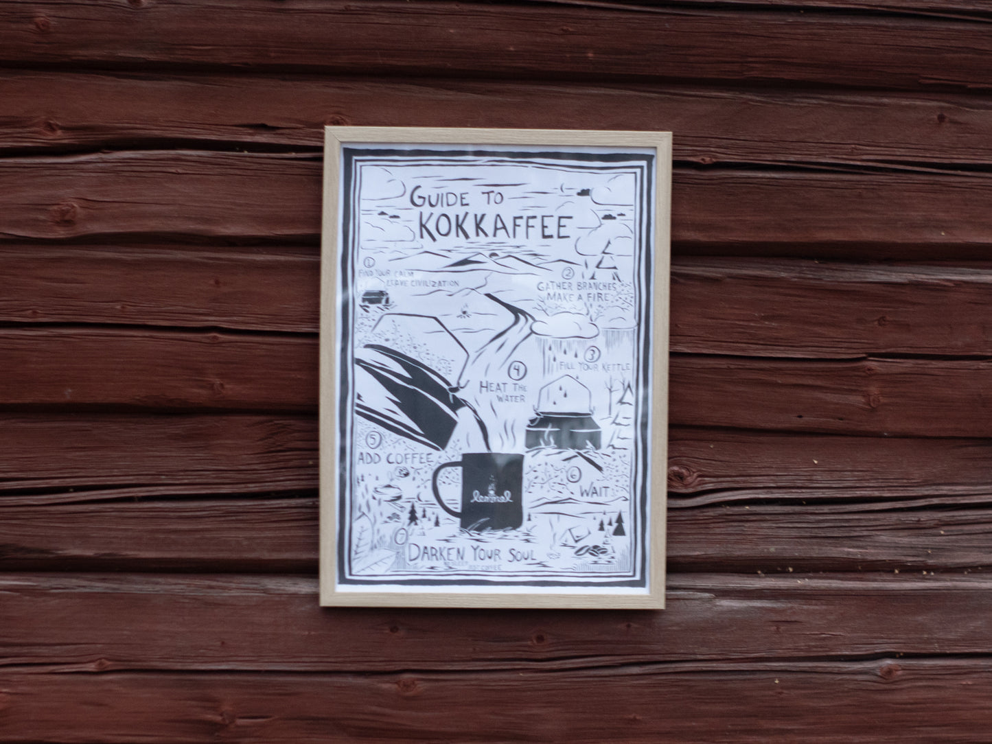 Poster "Guide to Kokkaffe" A2