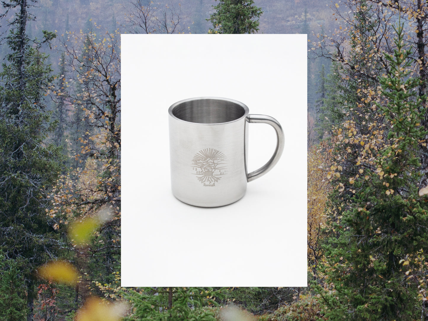 stainless cup "Rötter"
