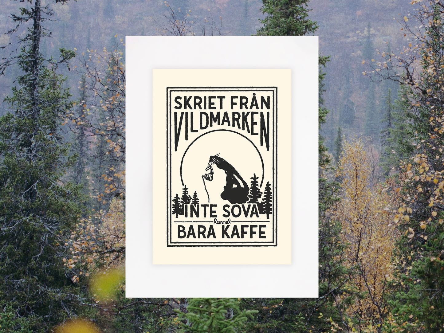 Poster "Skriet Från Vildmarken" A2