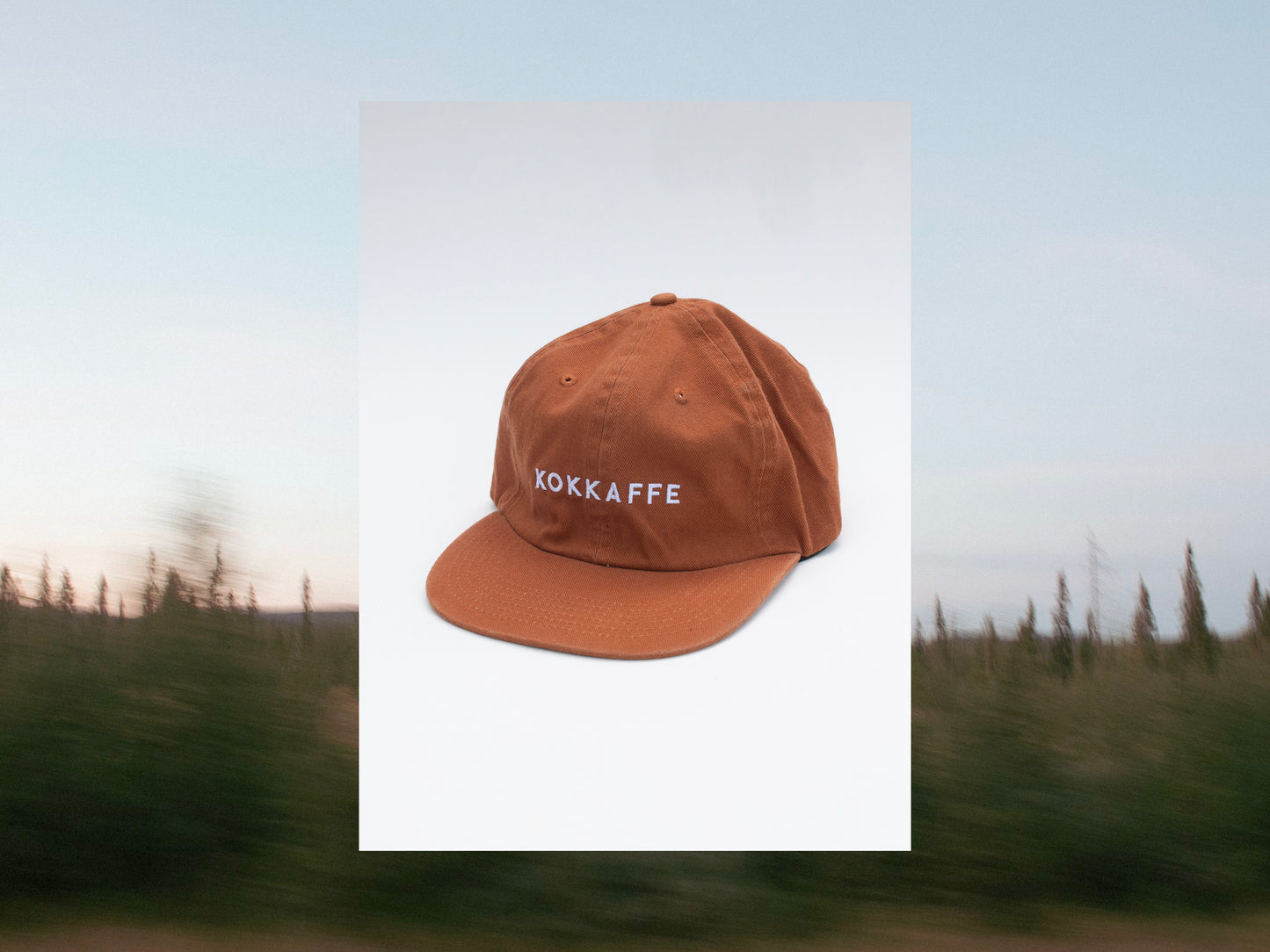 cap "Pannan" burnt orange
