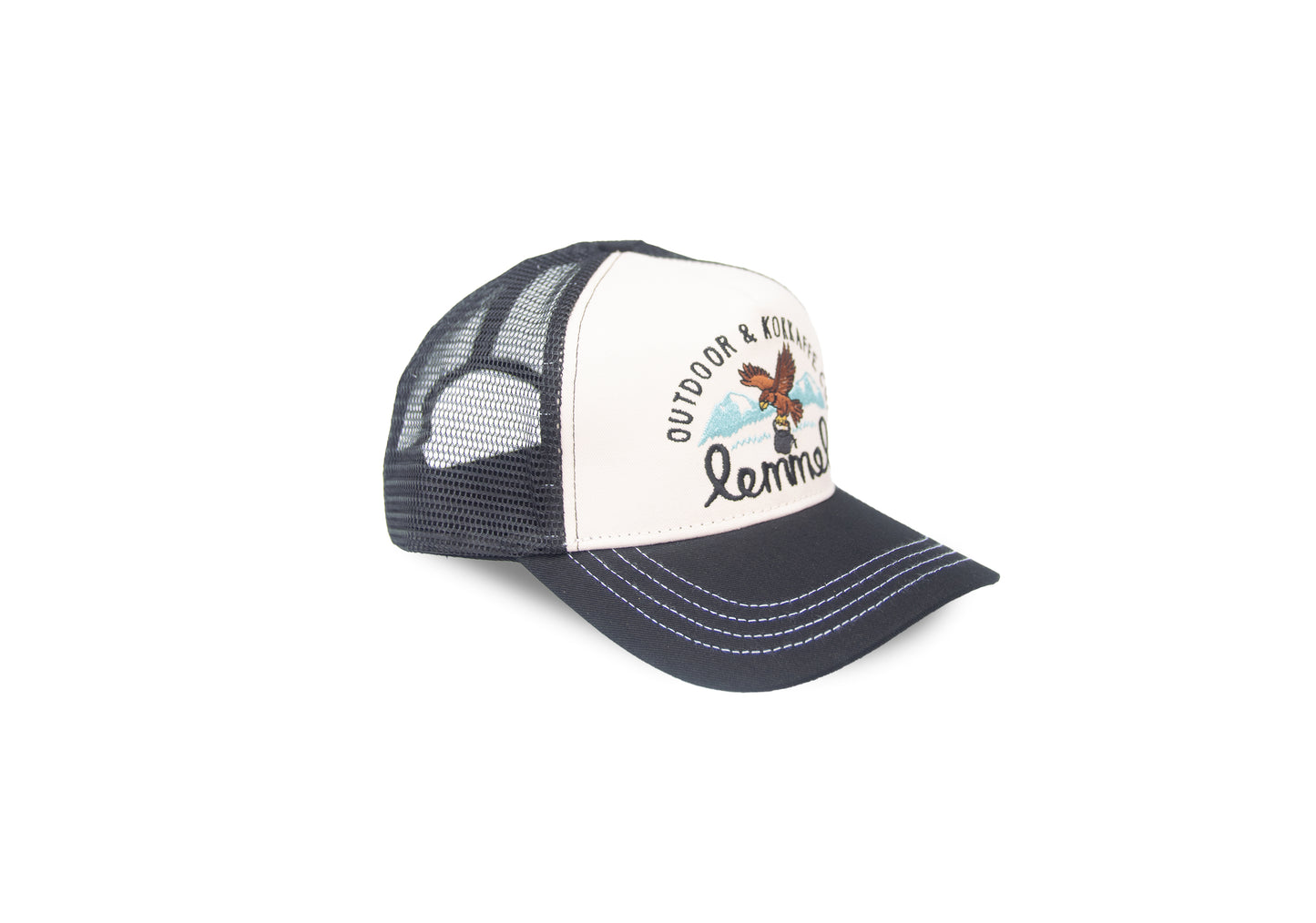 3-pack: Cap "Keep on truckin Mama" White/Black