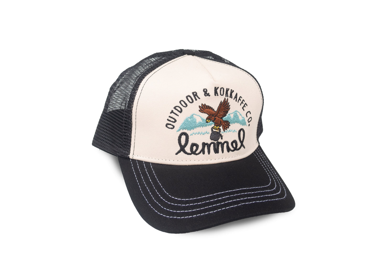 3-pack: Cap "Keep on truckin Mama" White/Black
