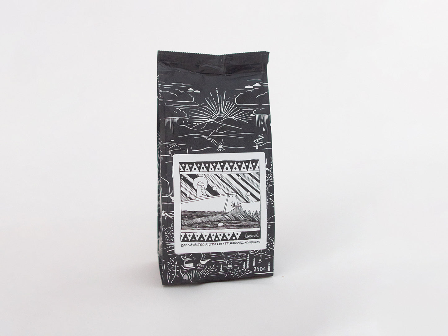 Ekologiskt mörkrostat filterkaffe 250 g