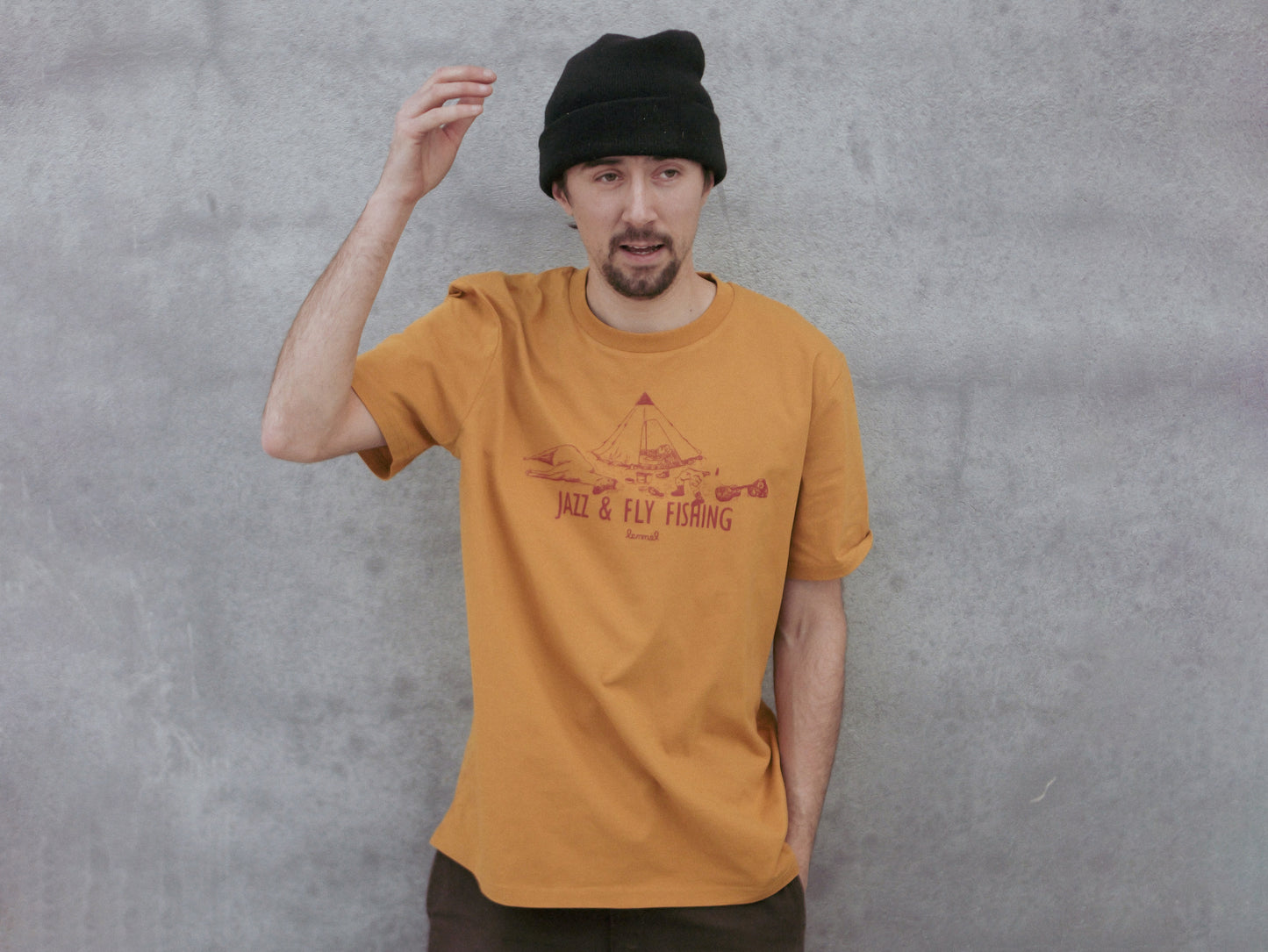 T-shirt "Jazz and Fly Fishing"