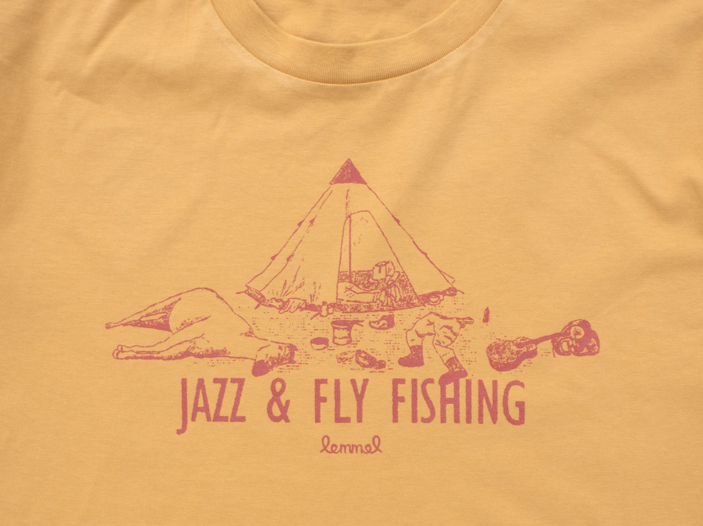 T-shirt "Jazz and Fly Fishing"