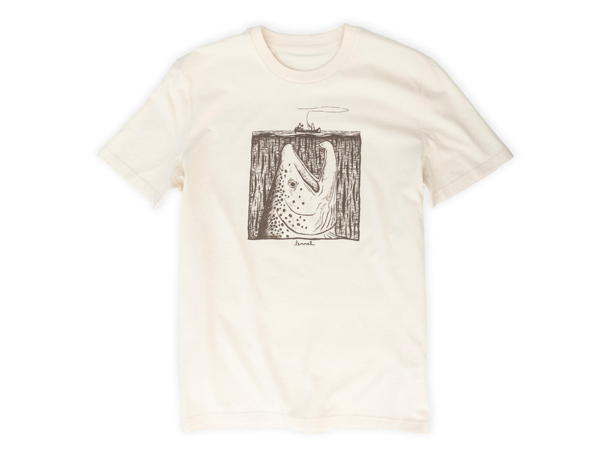 T-shirt "Moby Trout" Natural Raw