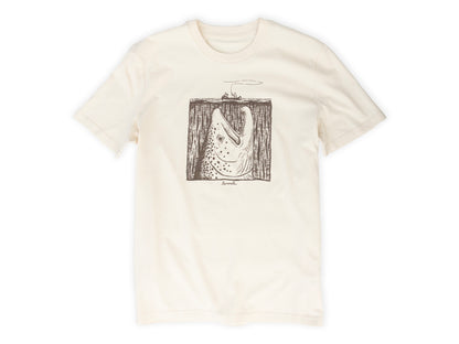 T-shirt "Moby Trout" Natural Raw