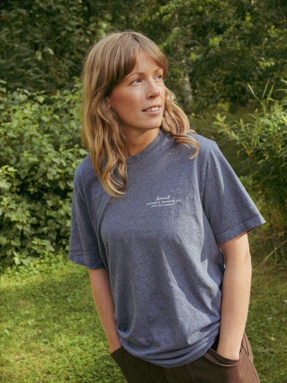 T-shirt "Lemmel Outdoor Co." Heather Blue