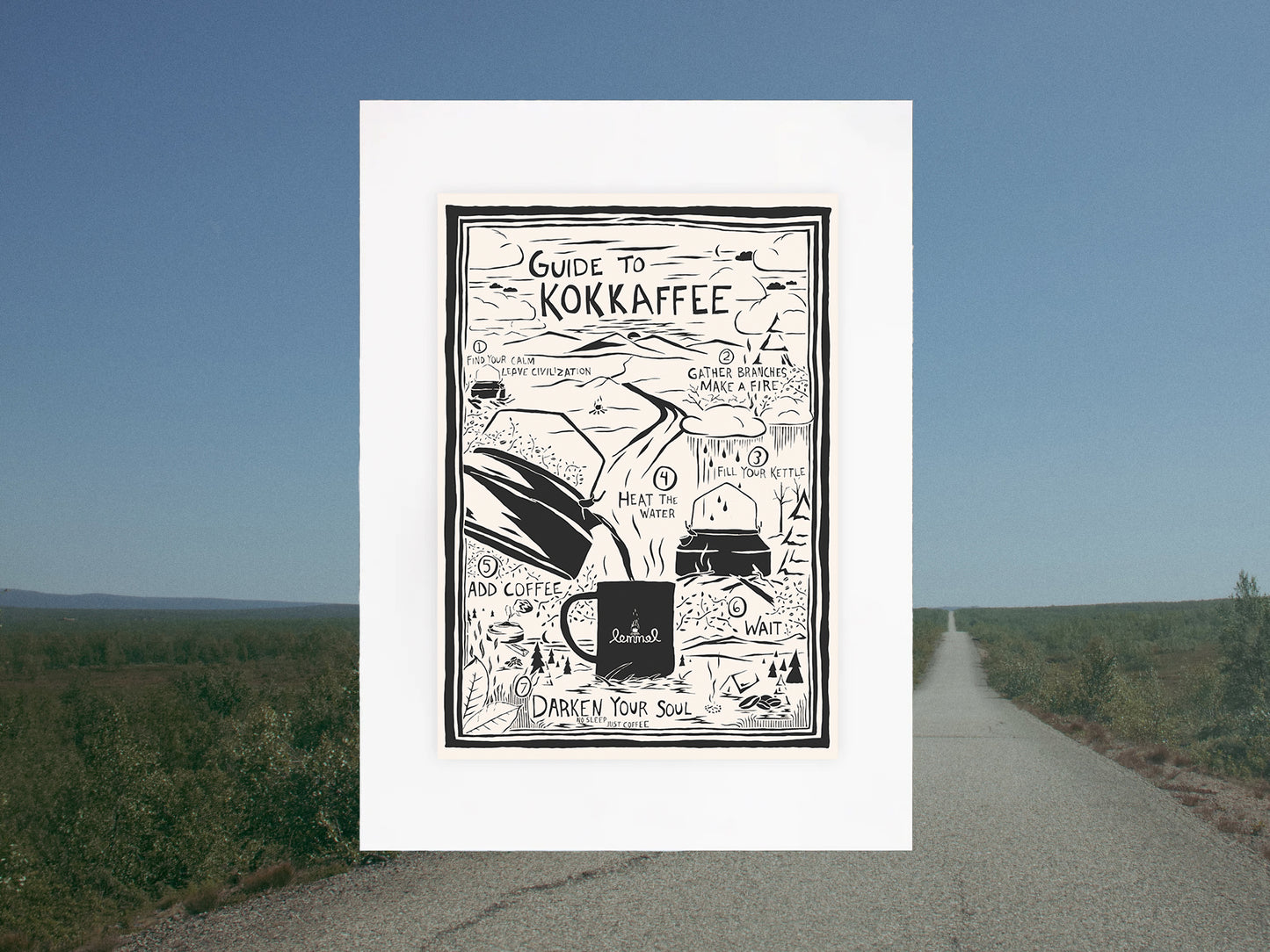 Poster "Guide to Kokkaffe" A2