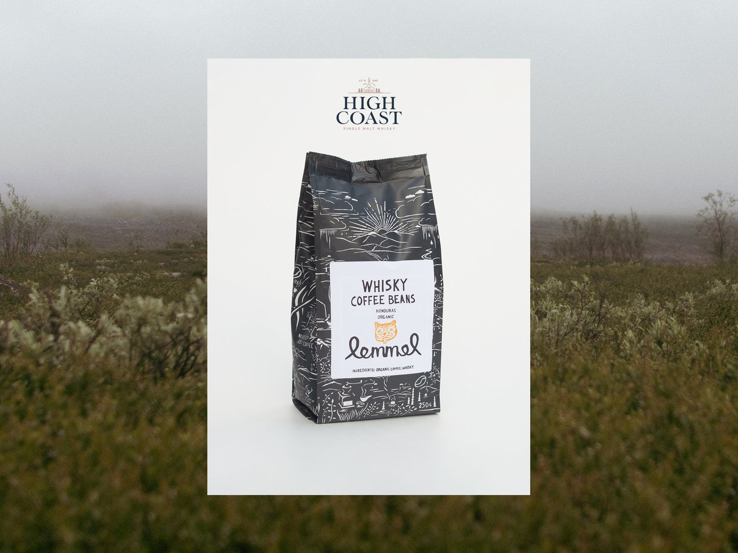 whisky coffee beans 250 g