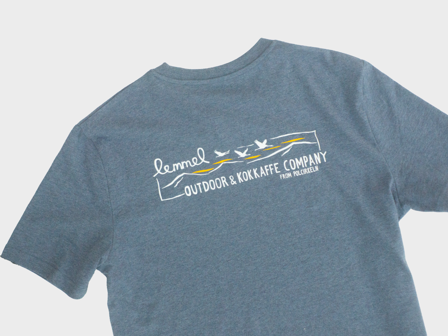 T-shirt "Lemmel Outdoor Co." Heather Blue