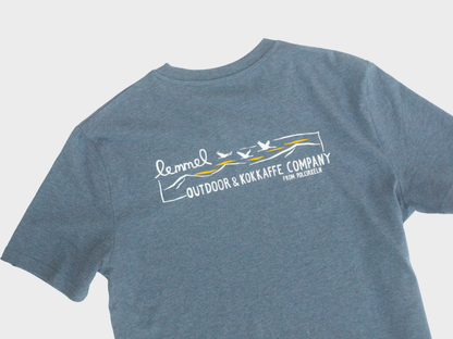 T-shirt "Lemmel Outdoor Co." Heather Blue