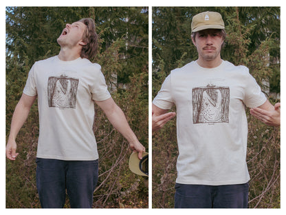 T-shirt "Moby Trout" Natural Raw