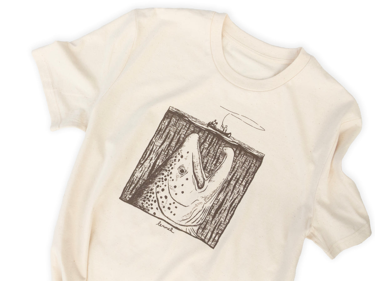 T-shirt "Moby Trout" Natural Raw