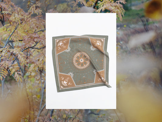 Scarf/bordsduk "Frimärket"