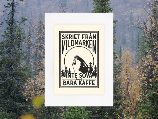 Poster "Skriet Från Vildmarken" A2